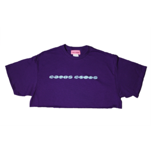 KK – 80s Purple Crop Top